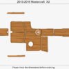 EVA foam marine flooring 2013-2016 Mastercraft X2 (1) 1 Kit EVA foam marine flooring 2013-2016 Mastercraft X2