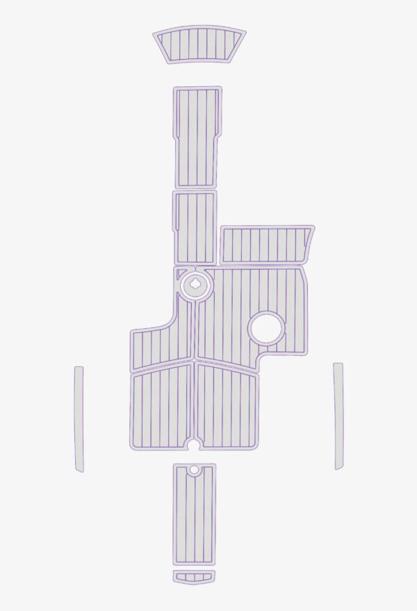 EVA foam marine flooring 2013-2016 Mastercraft X2 (16) 1 Kit EVA foam marine flooring 2013-2016 Mastercraft X2