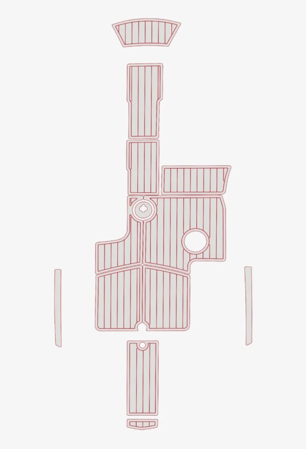 EVA foam marine flooring 2013-2016 Mastercraft X2 (17) 1 Kit EVA foam marine flooring 2013-2016 Mastercraft X2