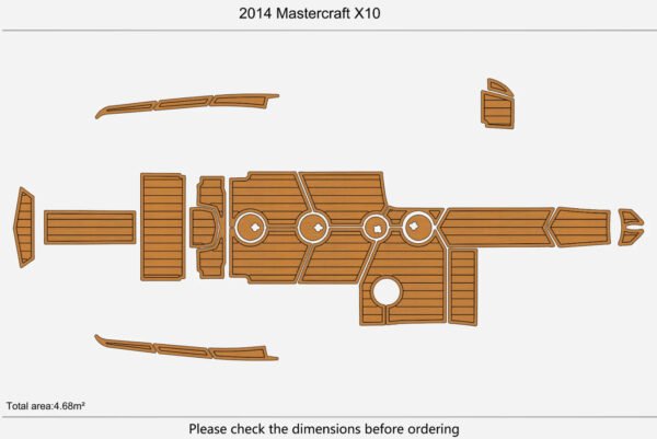1 Kit EVA foam marine flooring 2014 Mastercraft X10