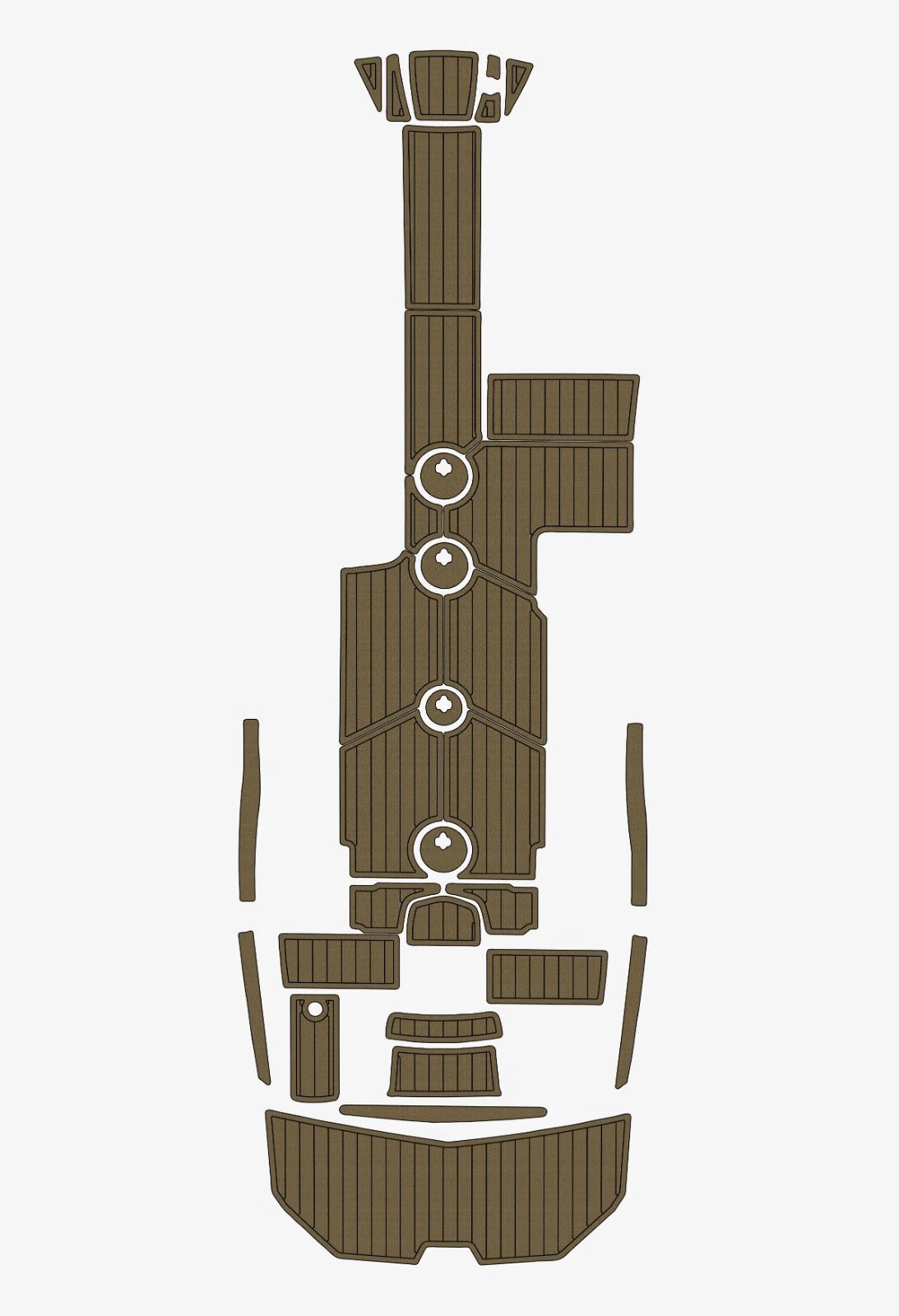 EVA foam marine flooring 2015-2018 Mastercraft X23 (11) 1 Kit EVA foam marine flooring 2015-2018 Mastercraft X23