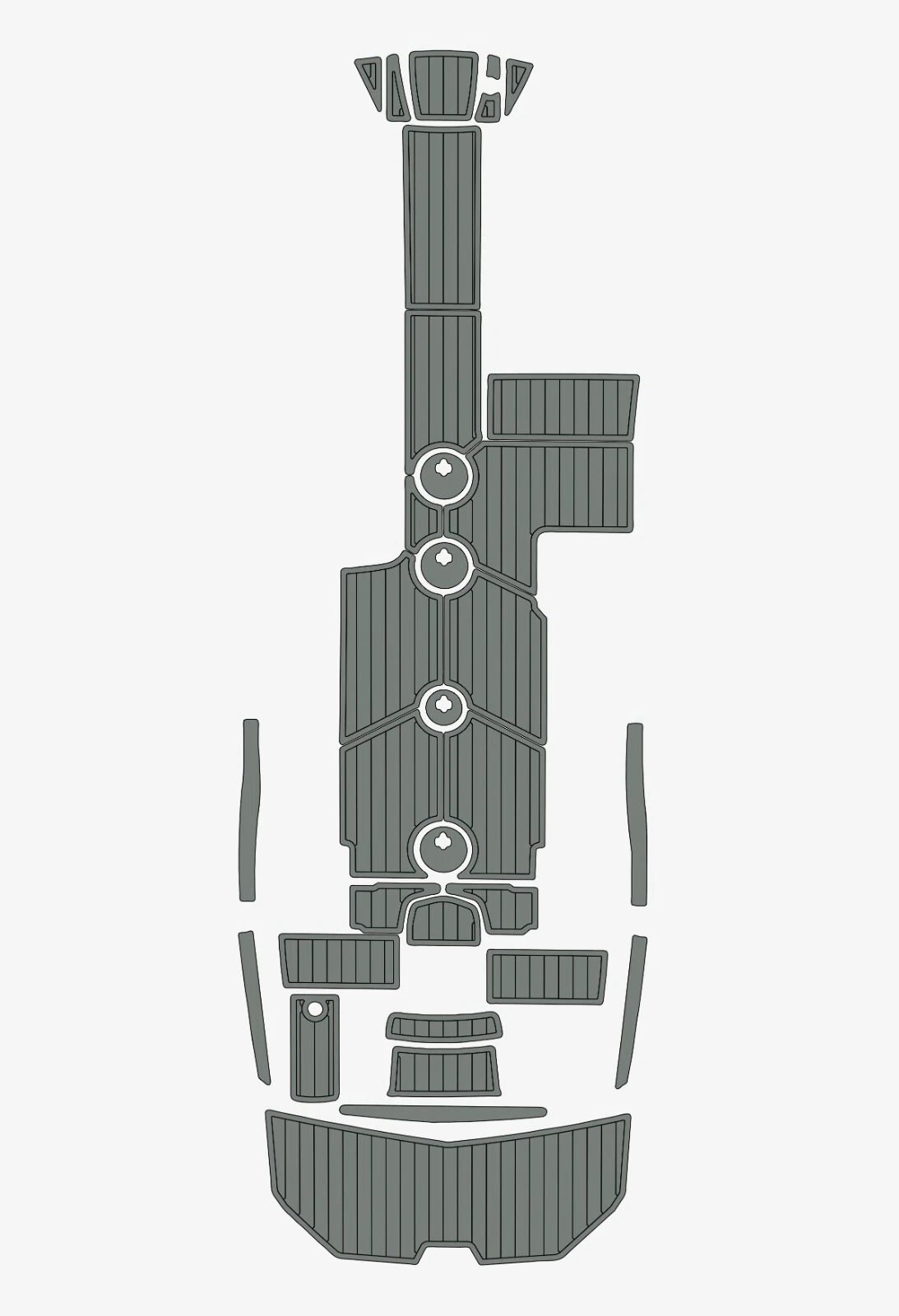 EVA foam marine flooring 2015-2018 Mastercraft X23 (12) 1 Kit EVA foam marine flooring 2015-2018 Mastercraft X23