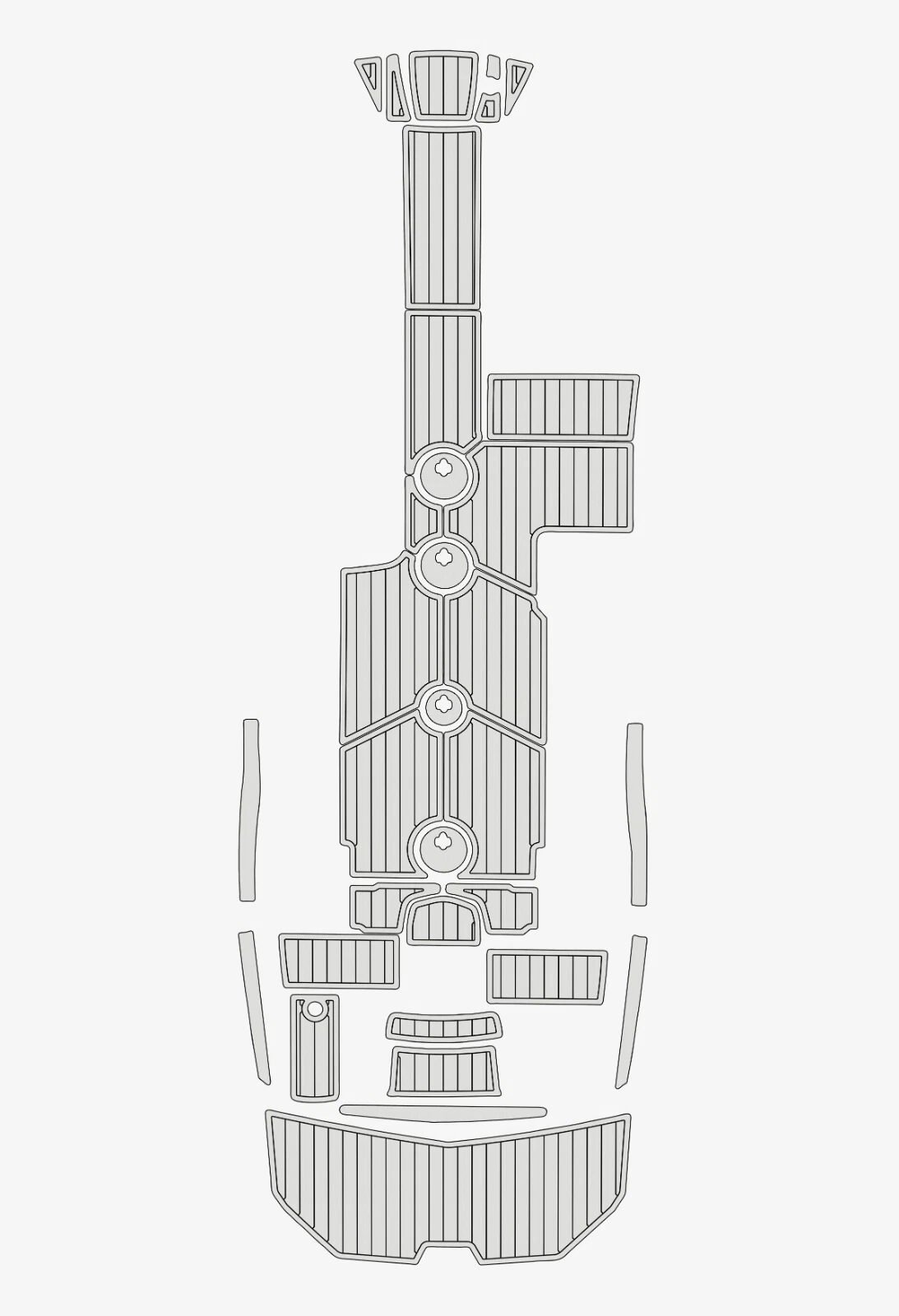 EVA foam marine flooring 2015-2018 Mastercraft X23 (14) 1 Kit EVA foam marine flooring 2015-2018 Mastercraft X23