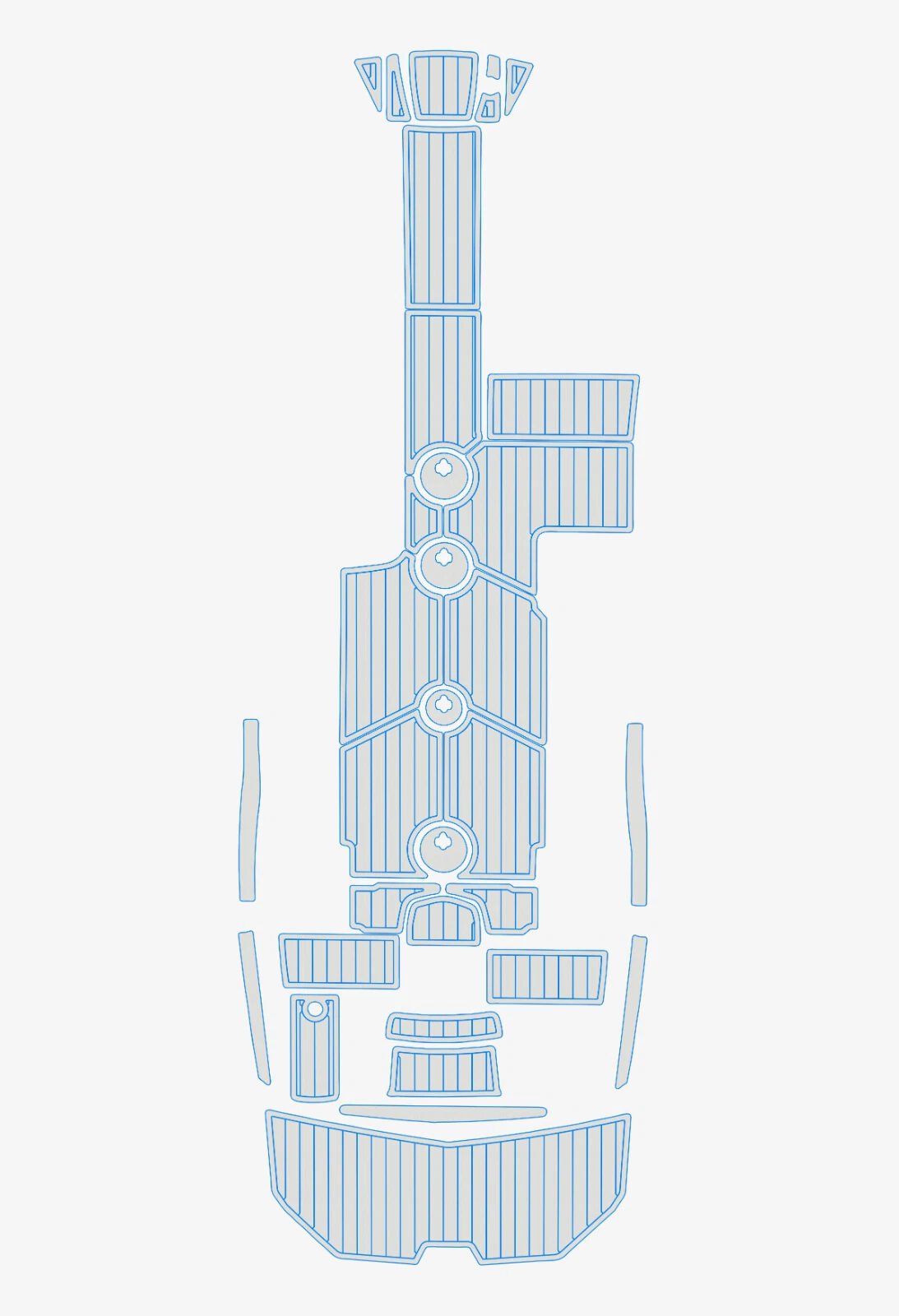 EVA foam marine flooring 2015-2018 Mastercraft X23 (15) 1 Kit EVA foam marine flooring 2015-2018 Mastercraft X23