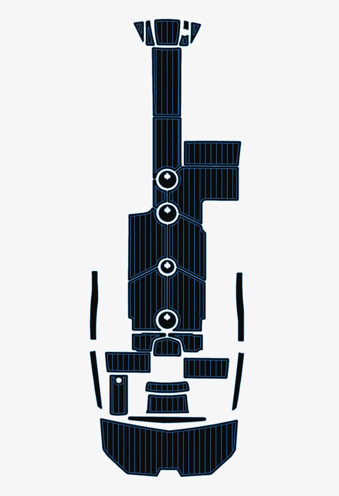 EVA foam marine flooring 2015-2018 Mastercraft X23 (3) 1 Kit EVA foam marine flooring 2015-2018 Mastercraft X23