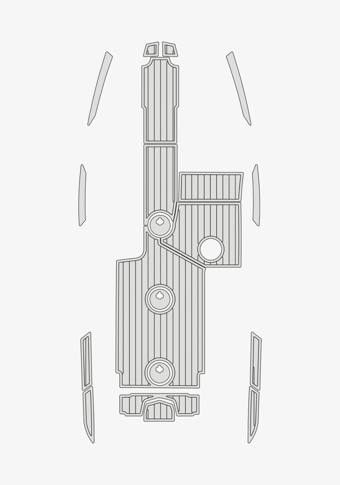 1 Kit EVA foam marine flooring 2016-2018 Mastercraft XT22