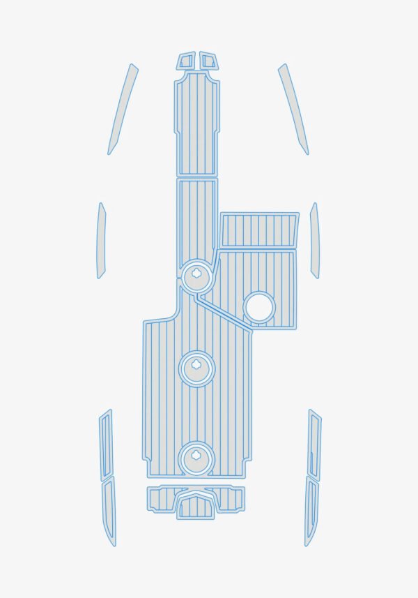 EVA foam marine flooring 2016-2018 Mastercraft XT22 (15) 1 Kit EVA foam marine flooring 2016-2018 Mastercraft XT22