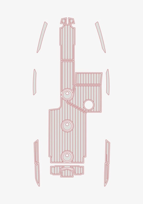 EVA foam marine flooring 2016-2018 Mastercraft XT22 (17) 1 Kit EVA foam marine flooring 2016-2018 Mastercraft XT22