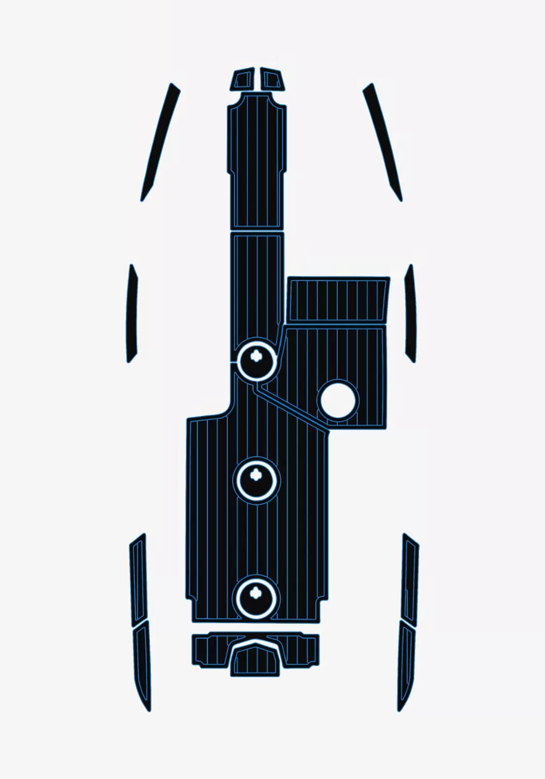 1 Kit EVA foam marine flooring 2016-2018 Mastercraft XT22