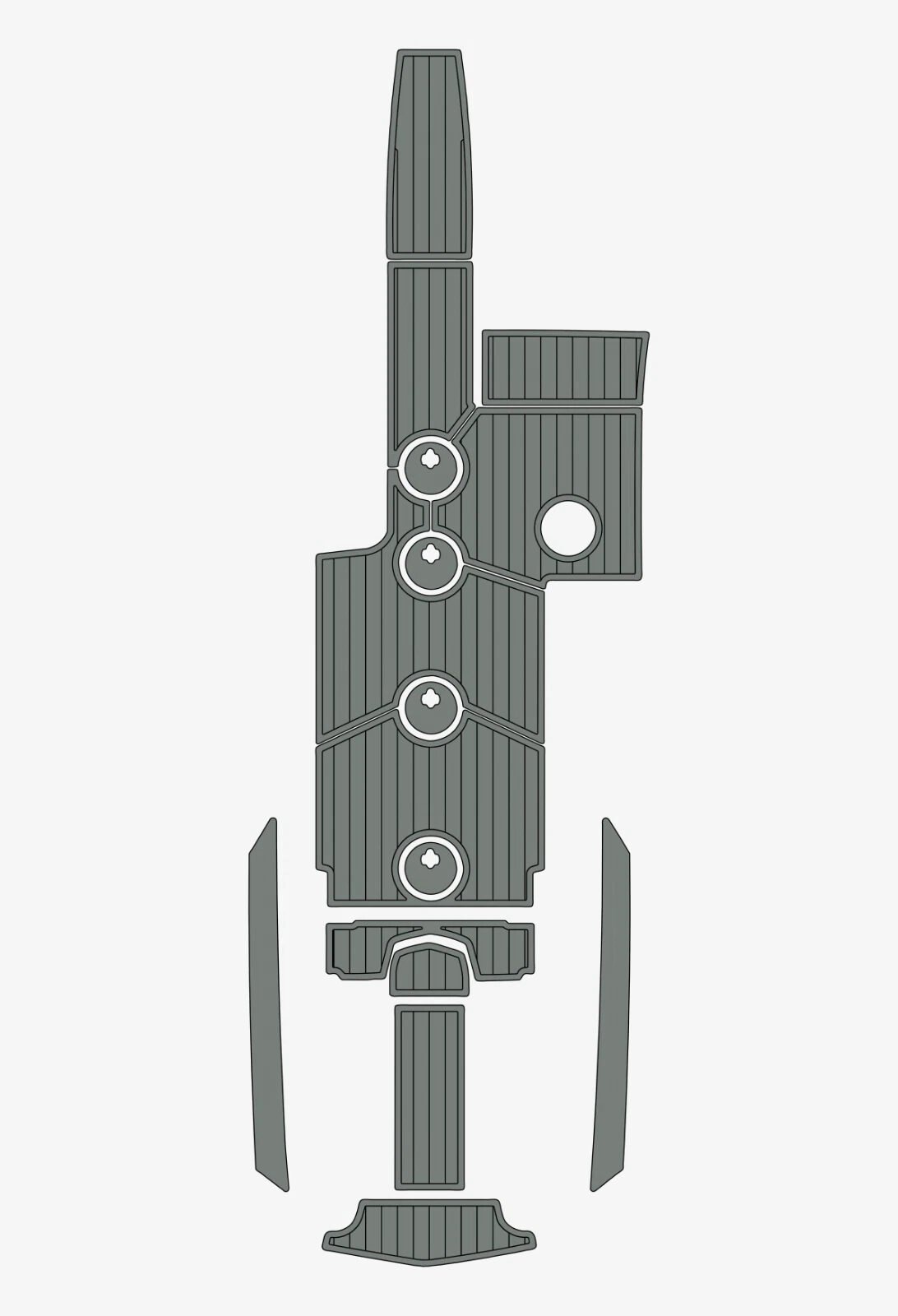 EVA foam marine flooring 2017 Mastercraft XT 23 (12) 1 Kit EVA foam marine flooring 2017 Mastercraft XT 23