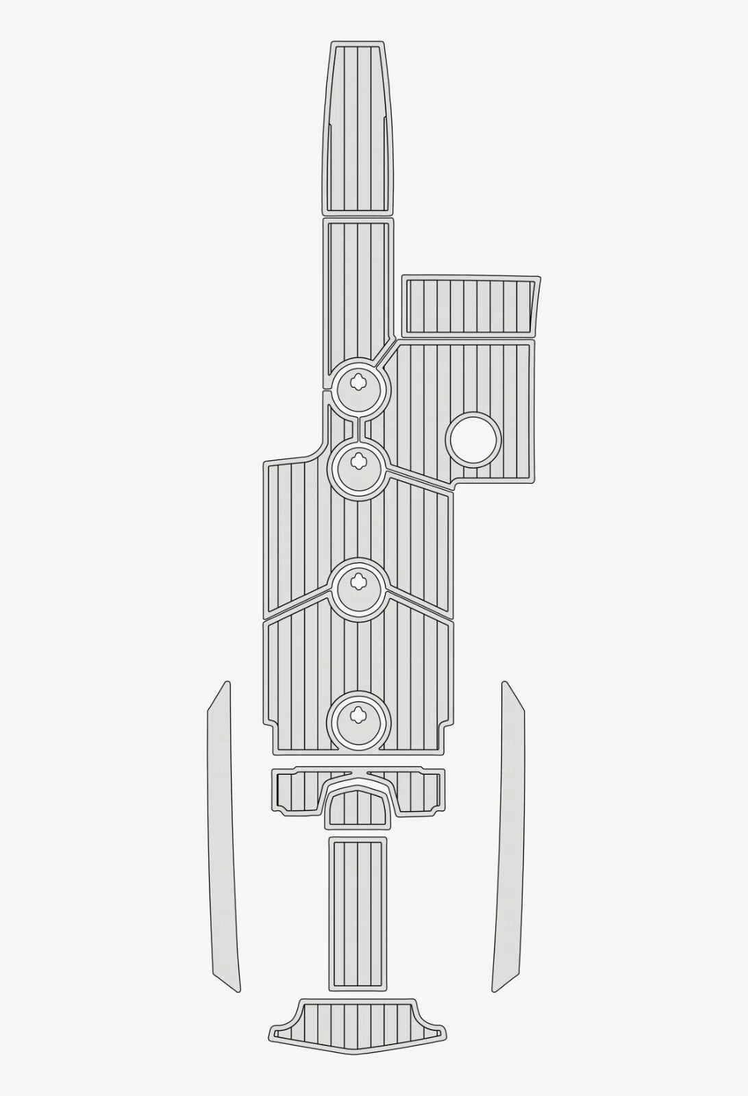 EVA foam marine flooring 2017 Mastercraft XT 23 (14) 1 Kit EVA foam marine flooring 2017 Mastercraft XT 23