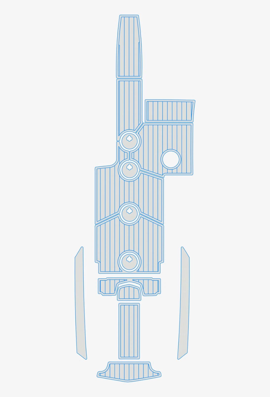 EVA foam marine flooring 2017 Mastercraft XT 23 (15) 1 Kit EVA foam marine flooring 2017 Mastercraft XT 23