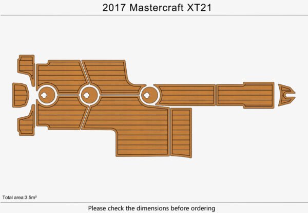 1 Kit EVA foam marine flooring 2017 Mastercraft XT21