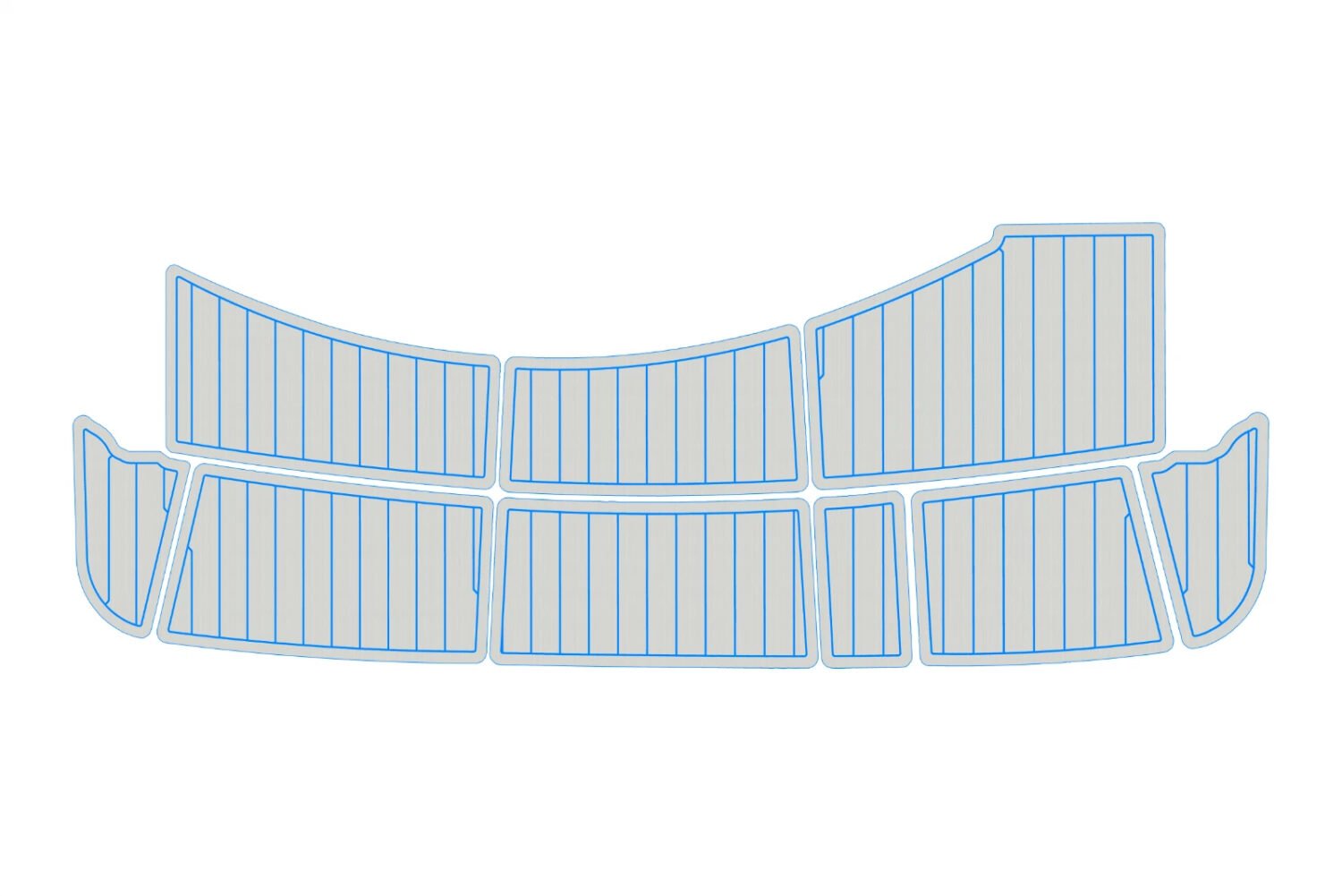 EVA foam marine flooring 2017 SEA RAY SLX 310 Inboard (15) 1 Kit EVA foam marine flooring 2017 SEA RAY SLX 310 Inboard