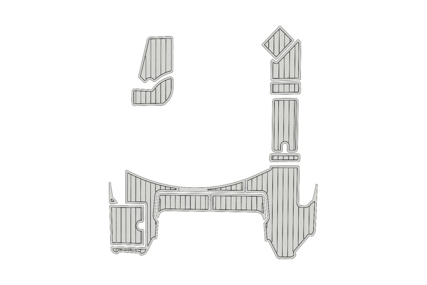 EVA foam marine flooring 2017 SEA RAY SLX 310 Outboard (14) 1 kit EVA foam marine flooring 2017 SEA RAY SLX 310 Outboard