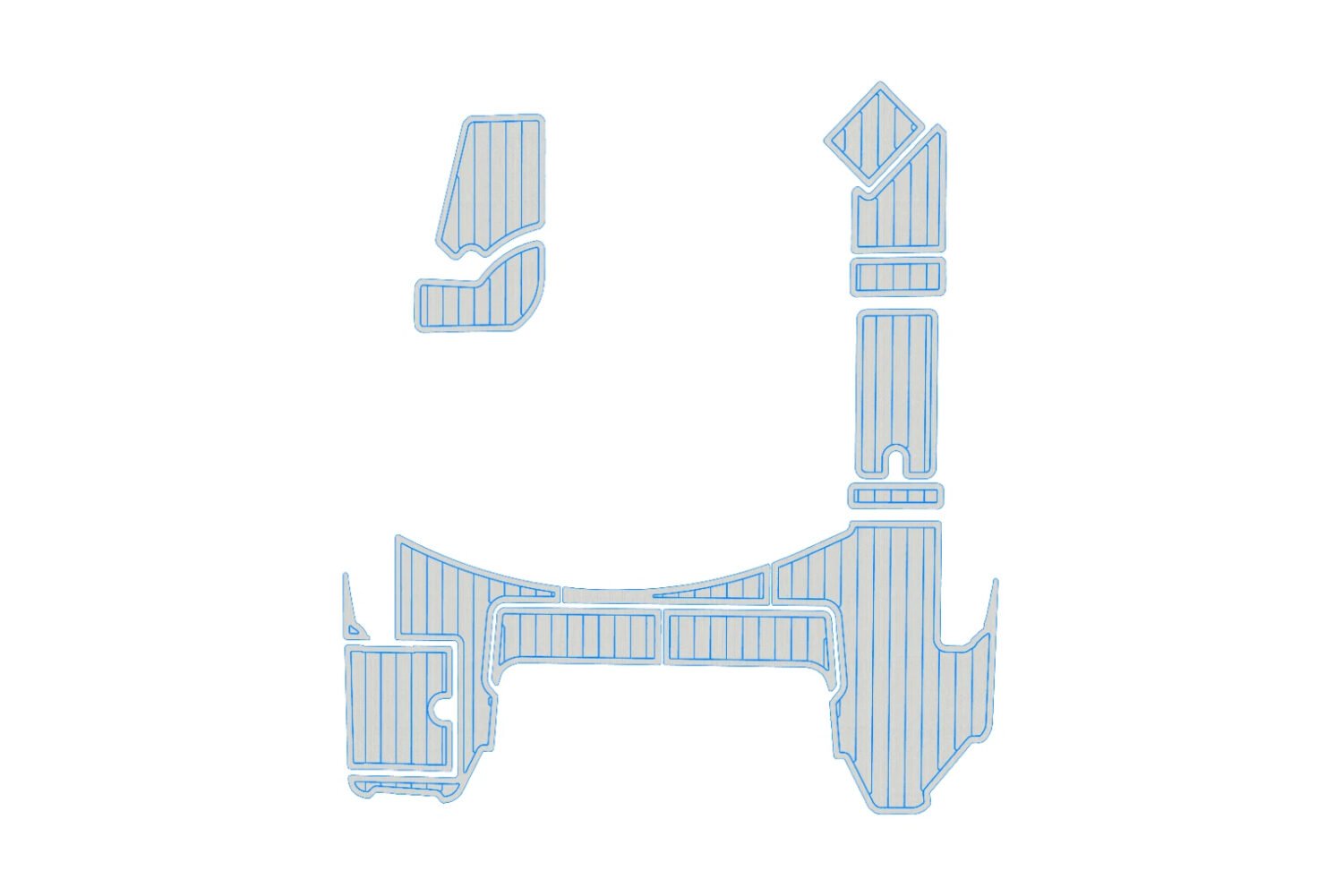 EVA foam marine flooring 2017 SEA RAY SLX 310 Outboard (15) 1 kit EVA foam marine flooring 2017 SEA RAY SLX 310 Outboard