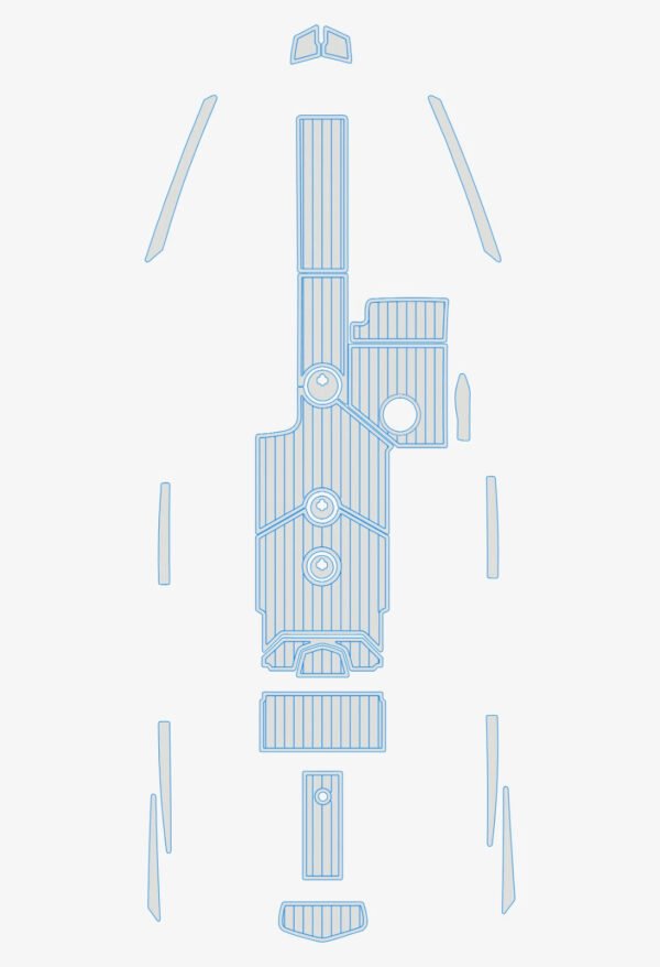 EVA foam marine flooring 2018-2019 Mastercraft xStar (18) 1 Kit EVA foam marine flooring 2018-2019 Mastercraft xStar