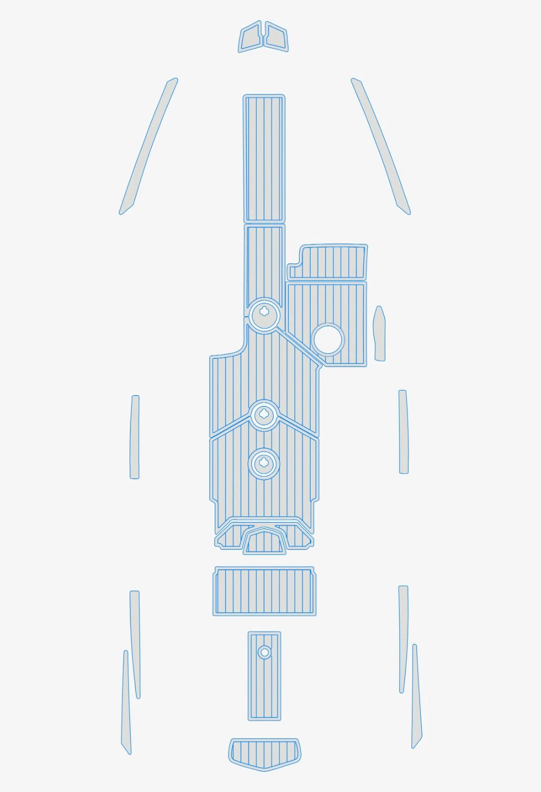 1 Kit EVA foam marine flooring 2018-2019 Mastercraft xStar