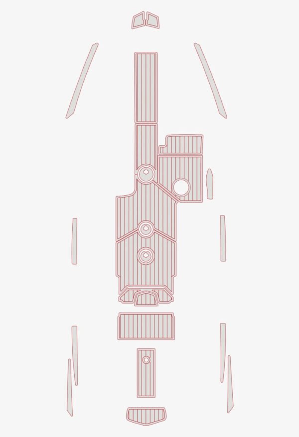 EVA foam marine flooring 2018-2019 Mastercraft xStar (20) 1 Kit EVA foam marine flooring 2018-2019 Mastercraft xStar