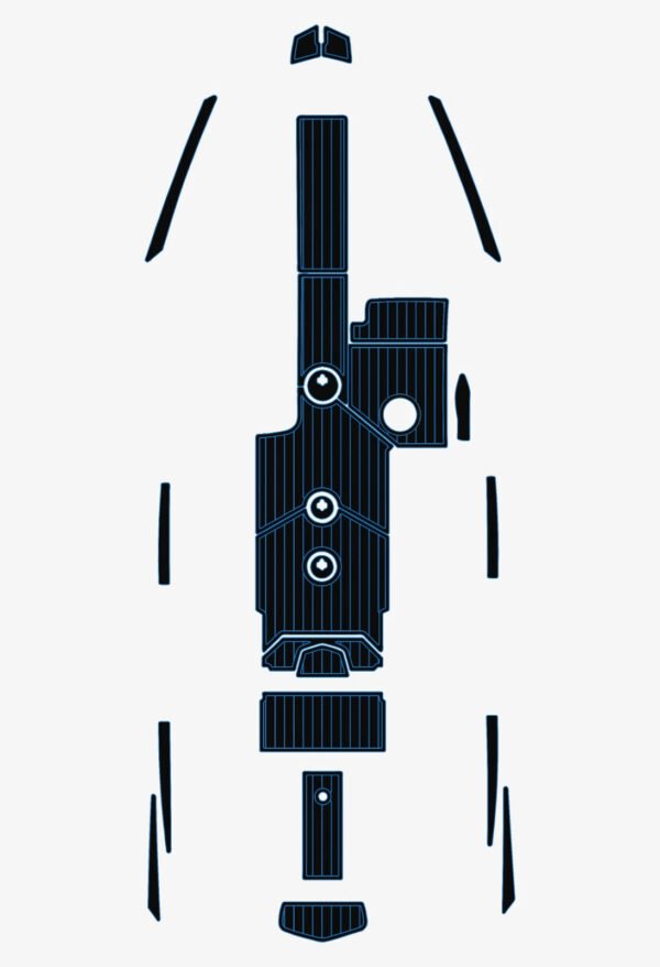 EVA foam marine flooring 2018-2019 Mastercraft xStar (6) 1 Kit EVA foam marine flooring 2018-2019 Mastercraft xStar