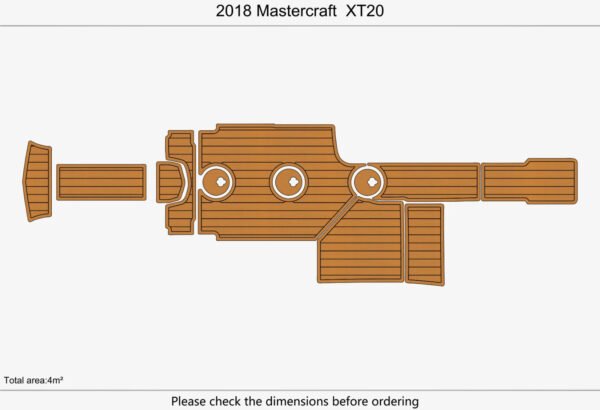 1 Kit EVA foam marine flooring 2018 Mastercraft XT20