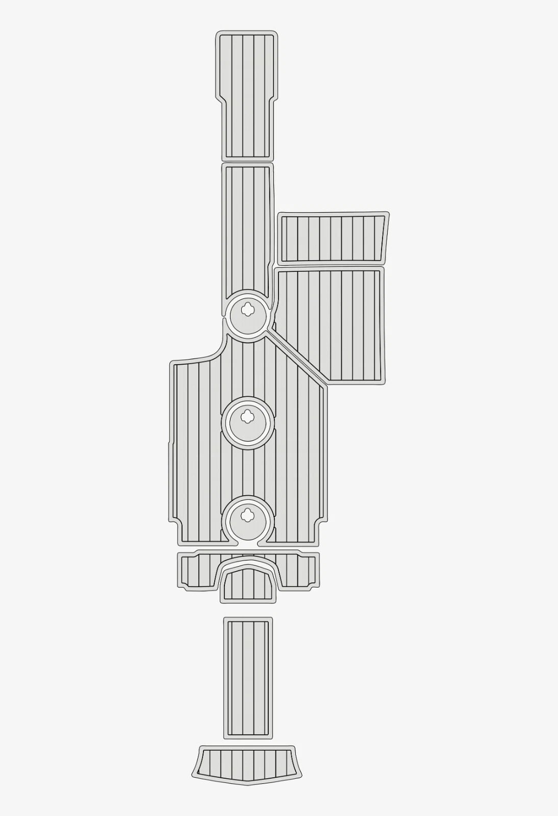 EVA foam marine flooring 2018 Mastercraft XT20 (14) 1 Kit EVA foam marine flooring 2018 Mastercraft XT20