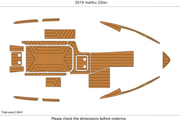 EVA foam marine flooring 2019 Malibu 22 lsv (1) 1 Kit EVA foam marine flooring 2019 Malibu 22 lsv