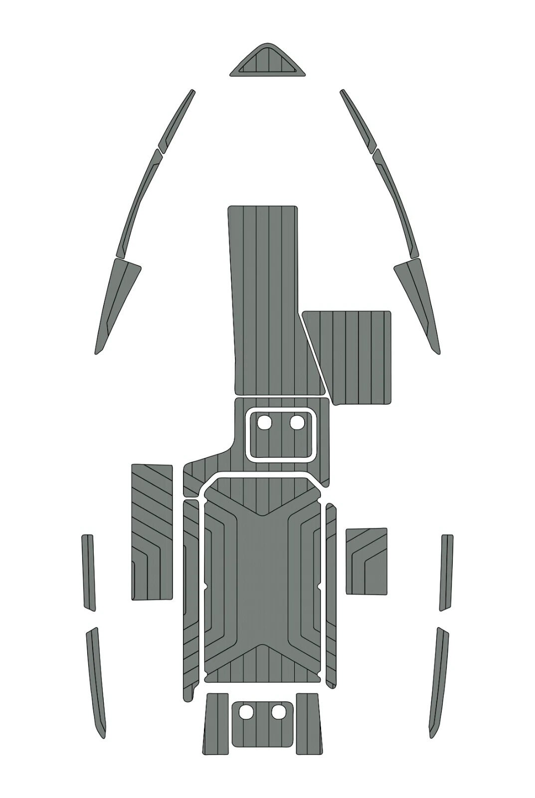 EVA foam marine flooring 2019 Malibu 22 lsv (12) 1 Kit EVA foam marine flooring 2019 Malibu 22 lsv
