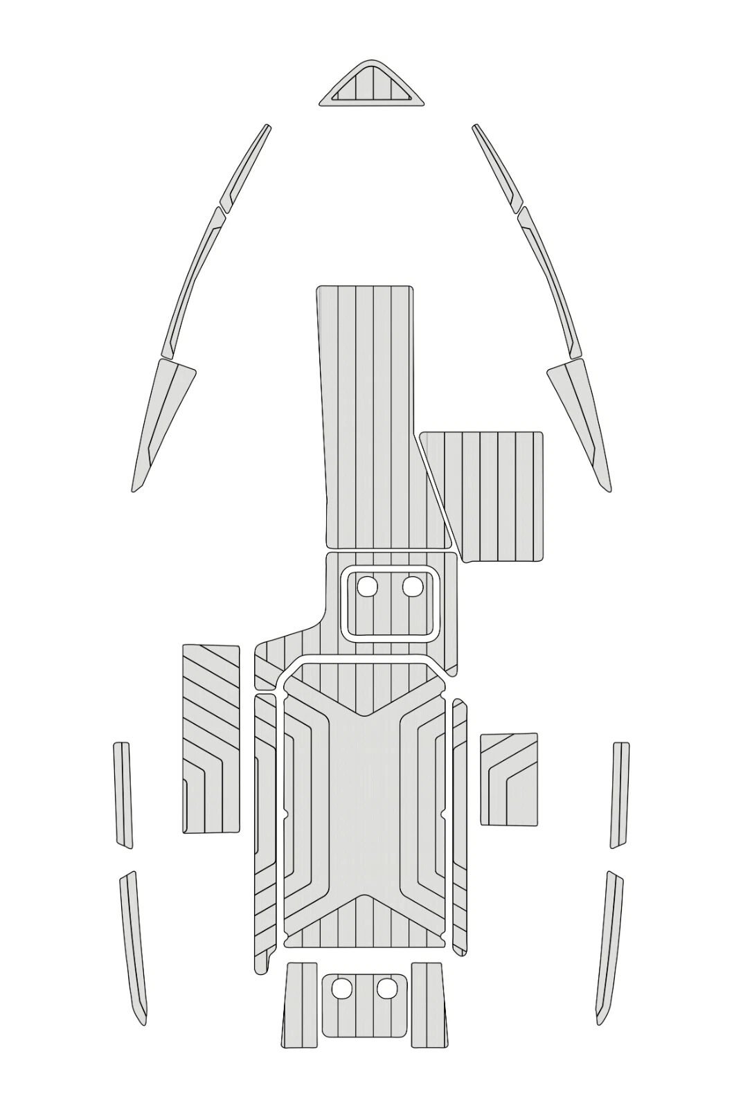 EVA foam marine flooring 2019 Malibu 22 lsv (14) 1 Kit EVA foam marine flooring 2019 Malibu 22 lsv