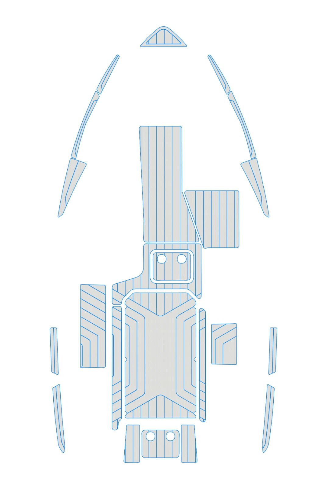 EVA foam marine flooring 2019 Malibu 22 lsv (15) 1 Kit EVA foam marine flooring 2019 Malibu 22 lsv