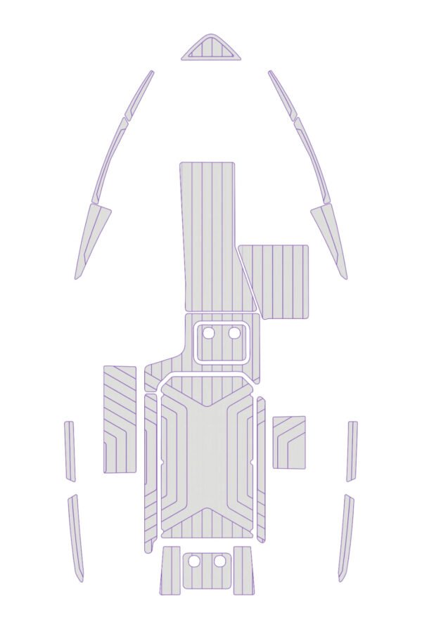 EVA foam marine flooring 2019 Malibu 22 lsv (16) 1 Kit EVA foam marine flooring 2019 Malibu 22 lsv