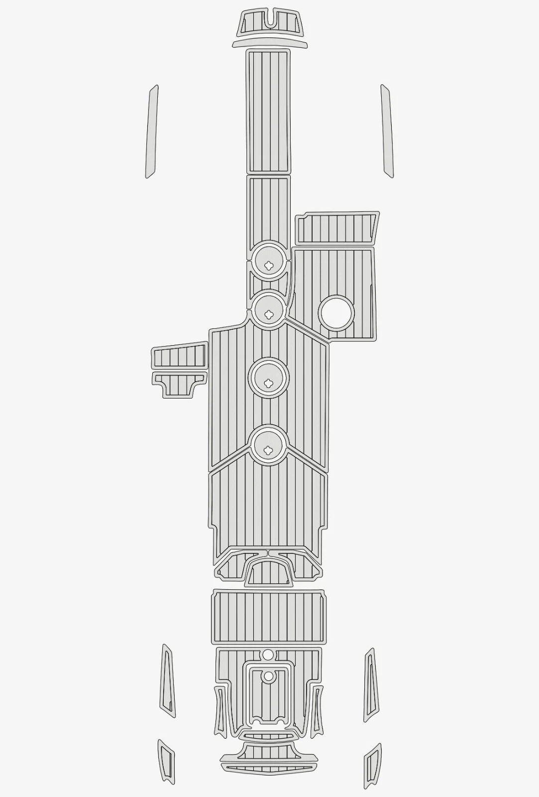 EVA foam marine flooring 2019 Mastercraft X24 (13) 1 Kit EVA foam marine flooring 2019 Mastercraft X24
