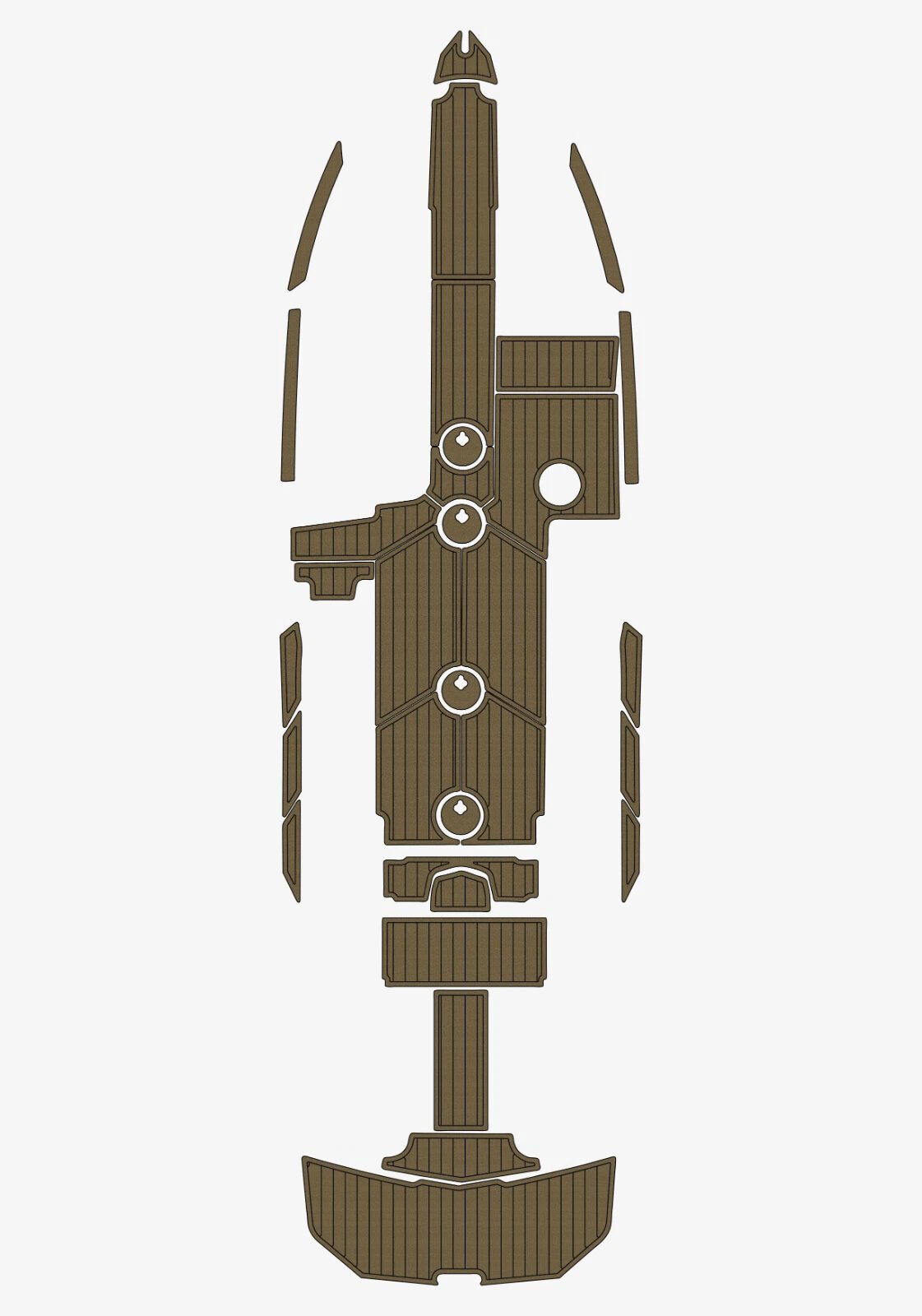 EVA foam marine flooring 2020-2021 Mastercraft XT25 (11) 1 Kit EVA foam marine flooring 2020-2021 Mastercraft XT25
