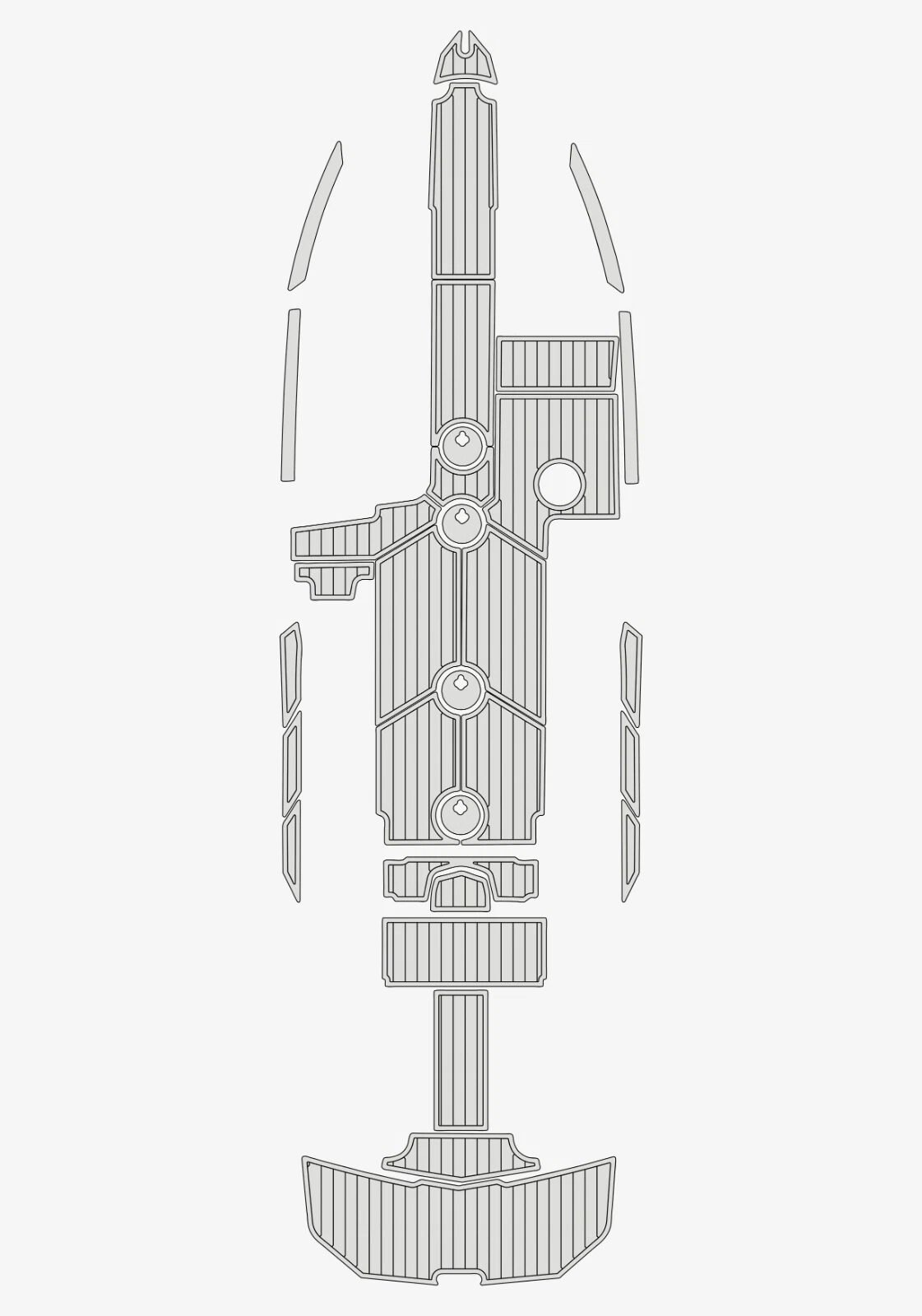 EVA foam marine flooring 2020-2021 Mastercraft XT25 (14) 1 Kit EVA foam marine flooring 2020-2021 Mastercraft XT25