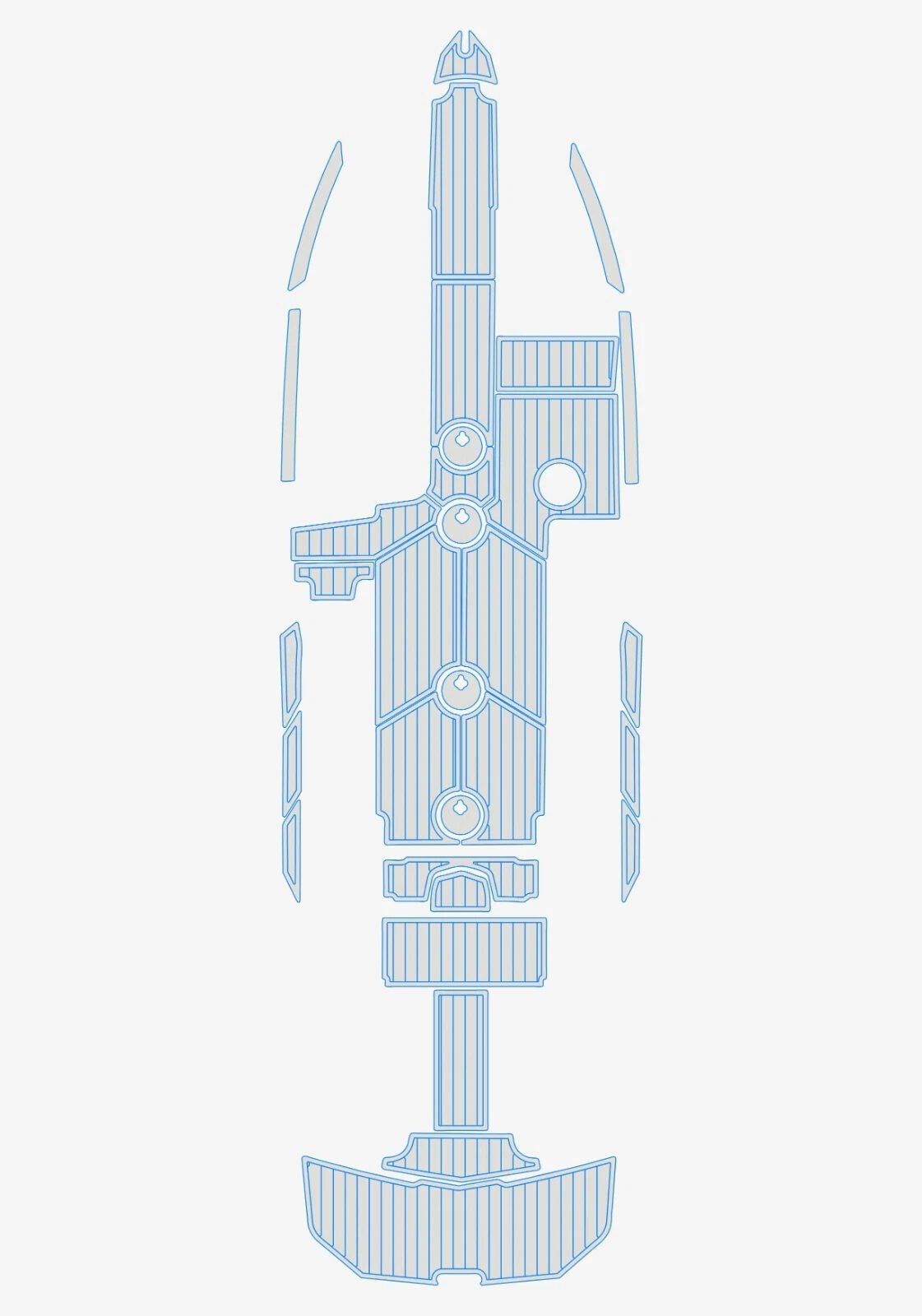 EVA foam marine flooring 2020-2021 Mastercraft XT25 (15) 1 Kit EVA foam marine flooring 2020-2021 Mastercraft XT25
