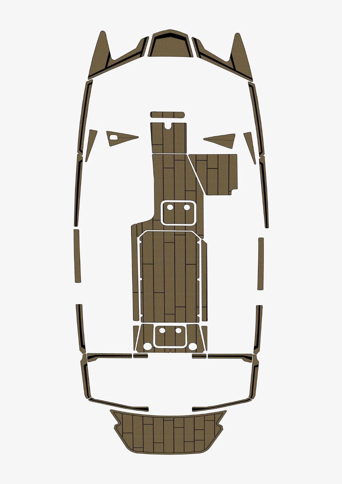 EVA foam marine flooring 2020 Malibu 23 MXZ (16) 1 Kit EVA foam marine flooring 2020 Malibu 23 MXZ