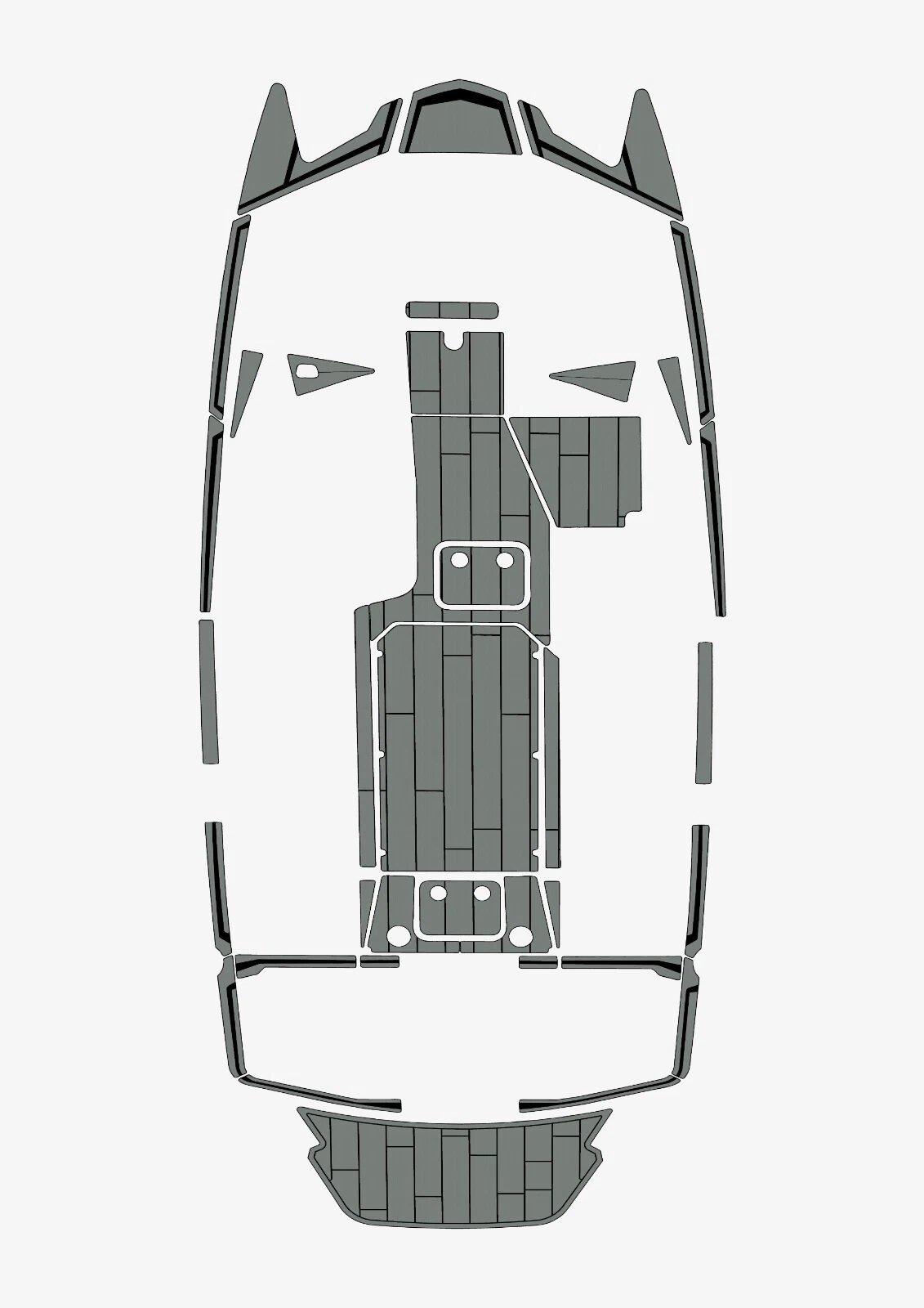 EVA foam marine flooring 2020 Malibu 23 MXZ (17) 1 Kit EVA foam marine flooring 2020 Malibu 23 MXZ