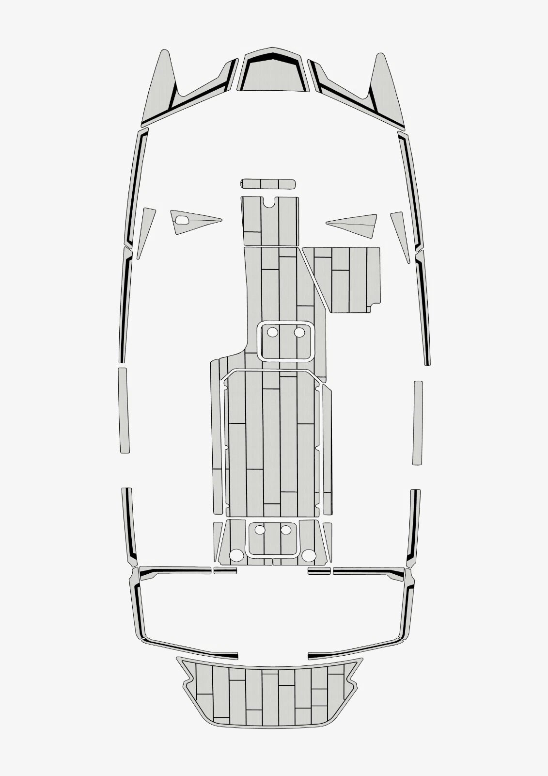 EVA foam marine flooring 2020 Malibu 23 MXZ (19) 1 Kit EVA foam marine flooring 2020 Malibu 23 MXZ
