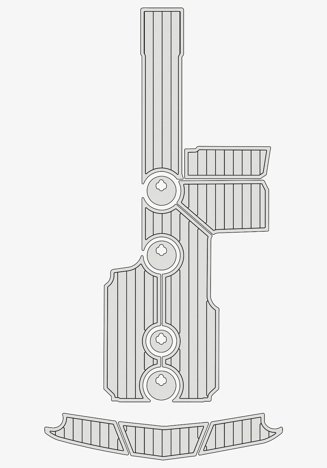 EVA foam marine flooring 2020 Mastercraft NXT20 (10) 1 Kit EVA foam marine flooring 2020 Mastercraft NXT20