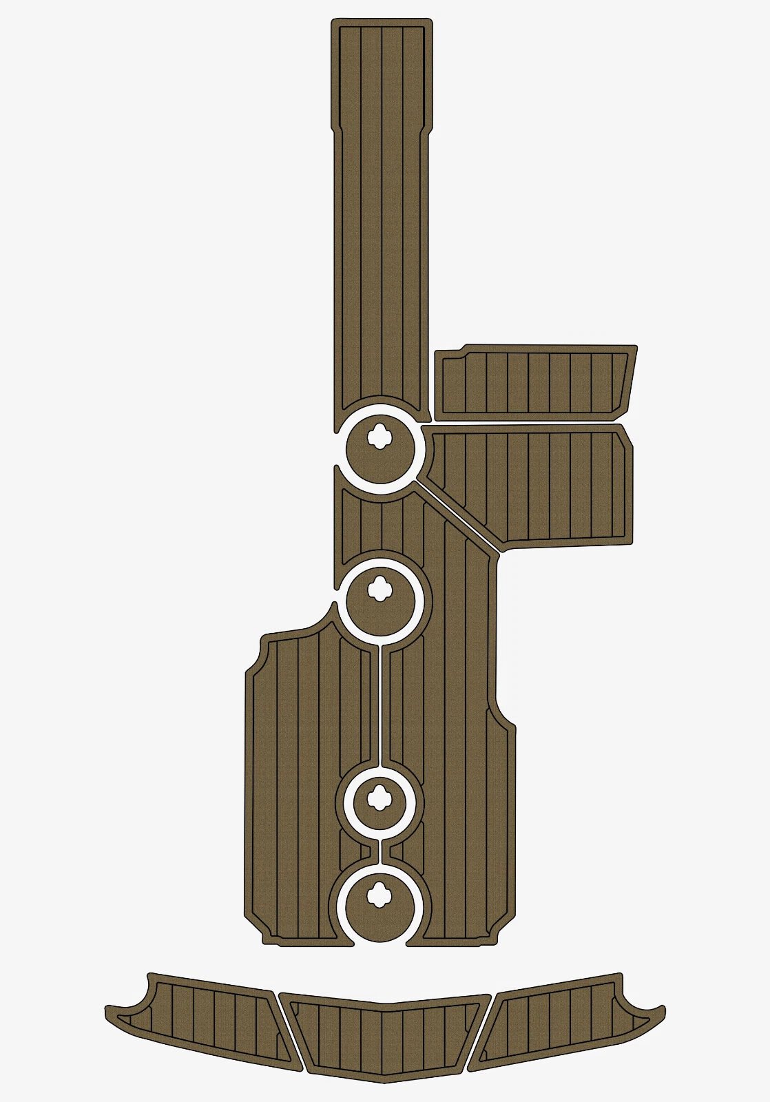 EVA foam marine flooring 2020 Mastercraft NXT20 (7) 1 Kit EVA foam marine flooring 2020 Mastercraft NXT20