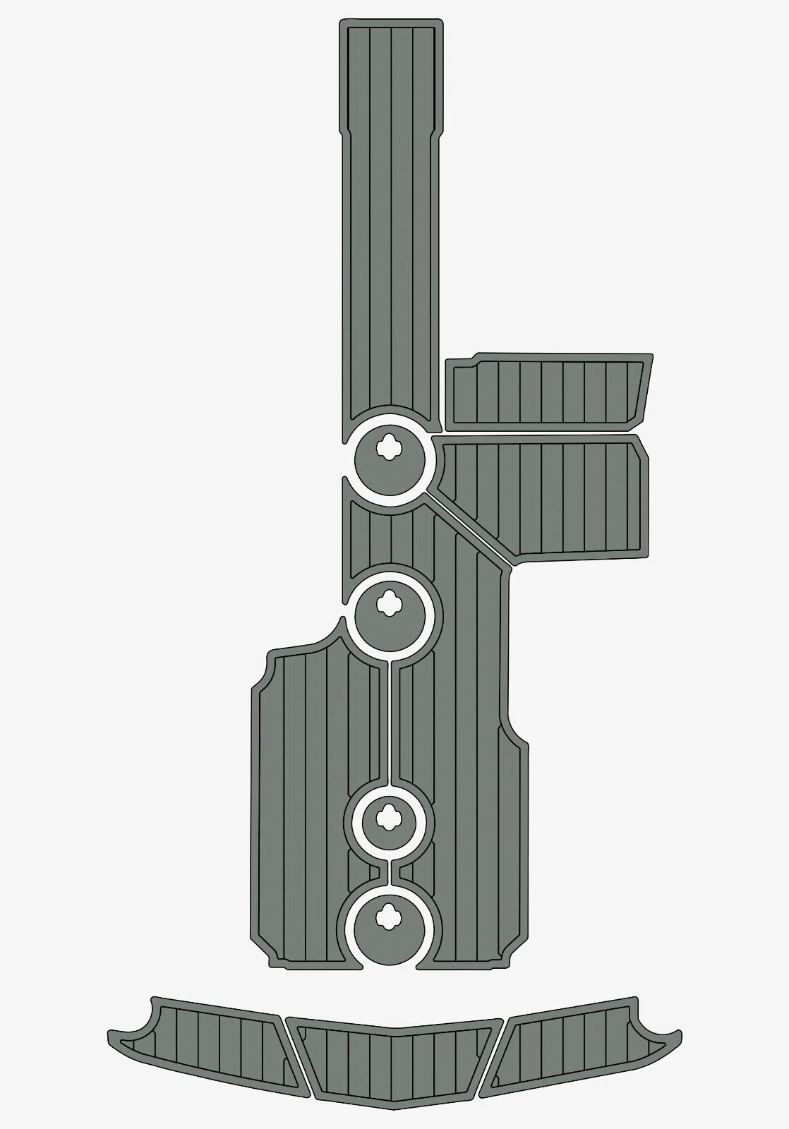 EVA foam marine flooring 2020 Mastercraft NXT20 (8) 1 Kit EVA foam marine flooring 2020 Mastercraft NXT20