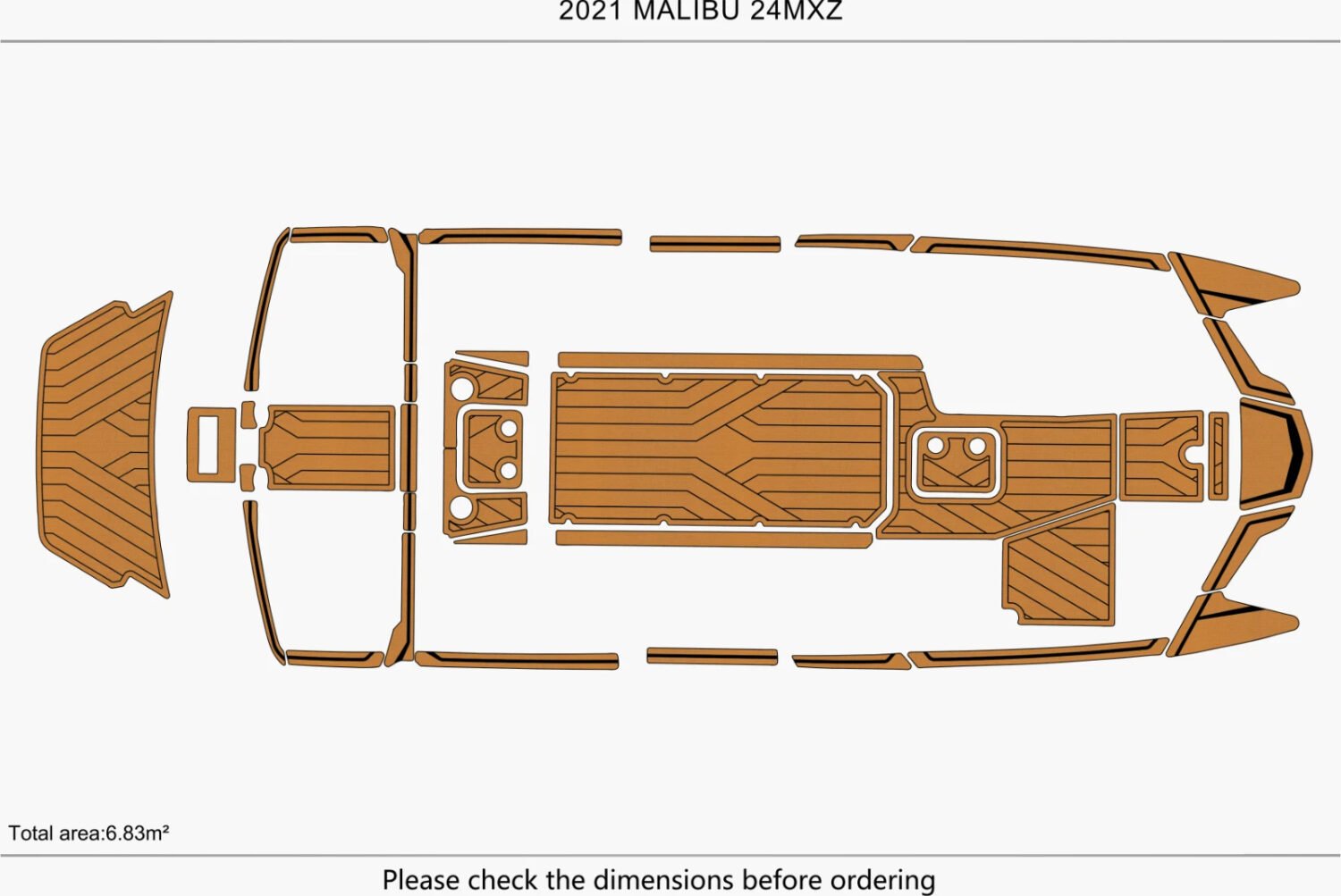 EVA foam marine flooring 2021 Malibu 24 mxz (1) 1 Kit EVA foam marine flooring 2021 Malibu 24 mxz