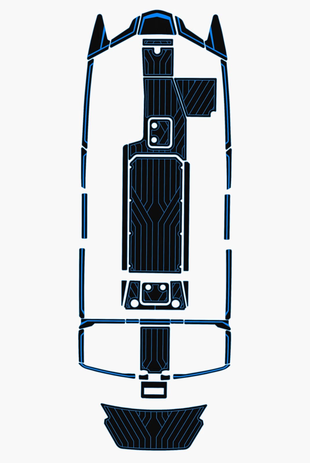 EVA foam marine flooring 2021 Malibu 24 mxz (3) 1 Kit EVA foam marine flooring 2021 Malibu 24 mxz