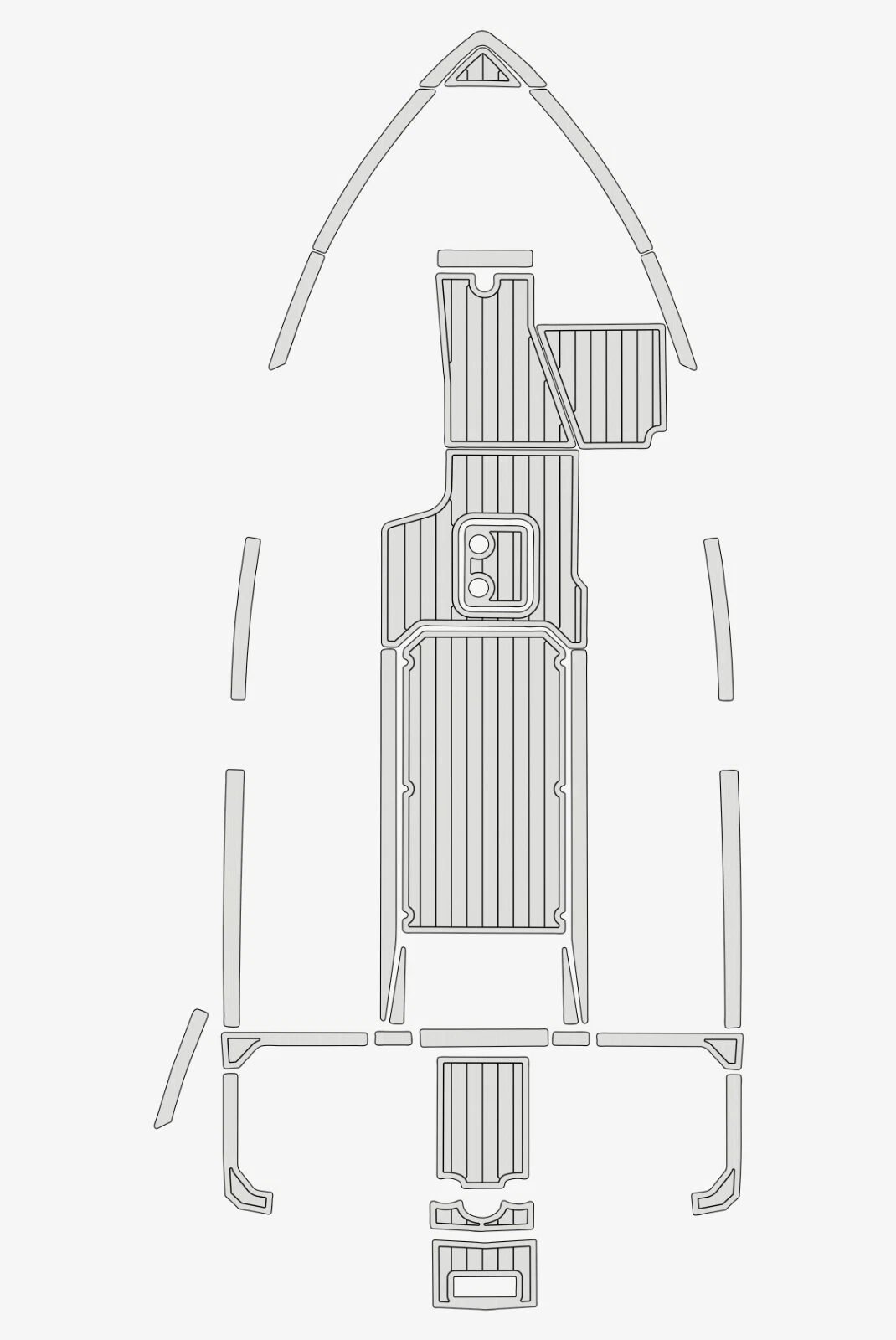 EVA foam marine flooring 2021 Malibu 25 lsv (14) 1 Kit EVA foam marine flooring 2021 Malibu 25 lsv