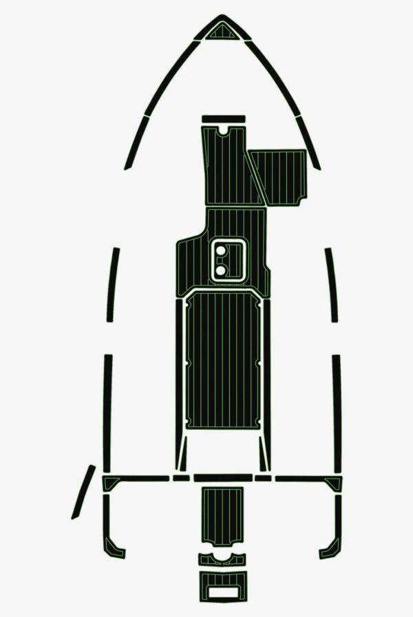 EVA foam marine flooring 2021 Malibu 25 lsv (6) 1 Kit EVA foam marine flooring 2021 Malibu 25 lsv