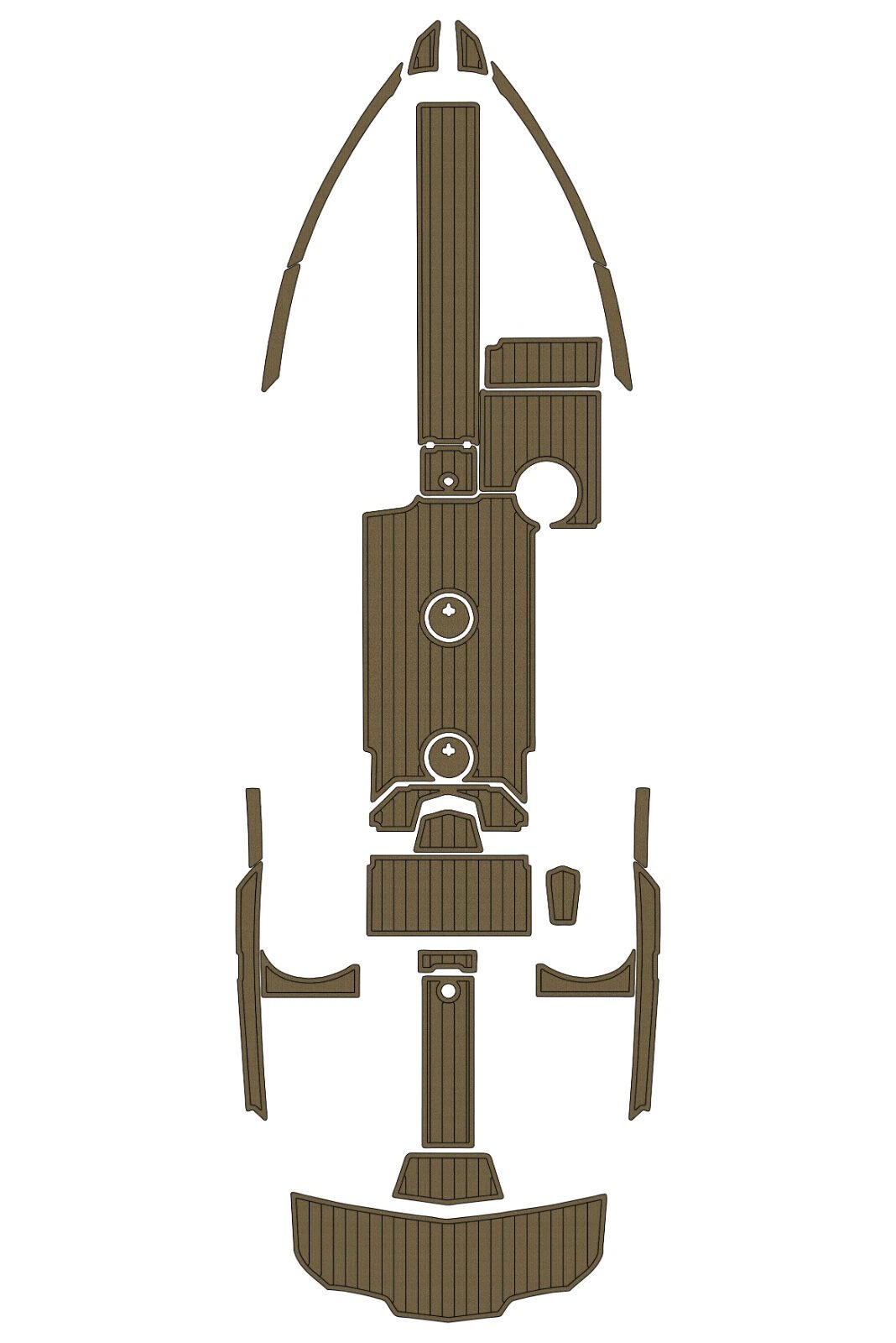 EVA foam marine flooring 2022 Mastercraft XT23 (11) 1 Kit EVA foam marine flooring 2022 Mastercraft XT23