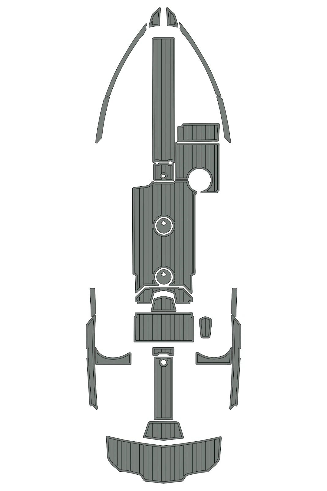 EVA foam marine flooring 2022 Mastercraft XT23 (12) 1 Kit EVA foam marine flooring 2022 Mastercraft XT23