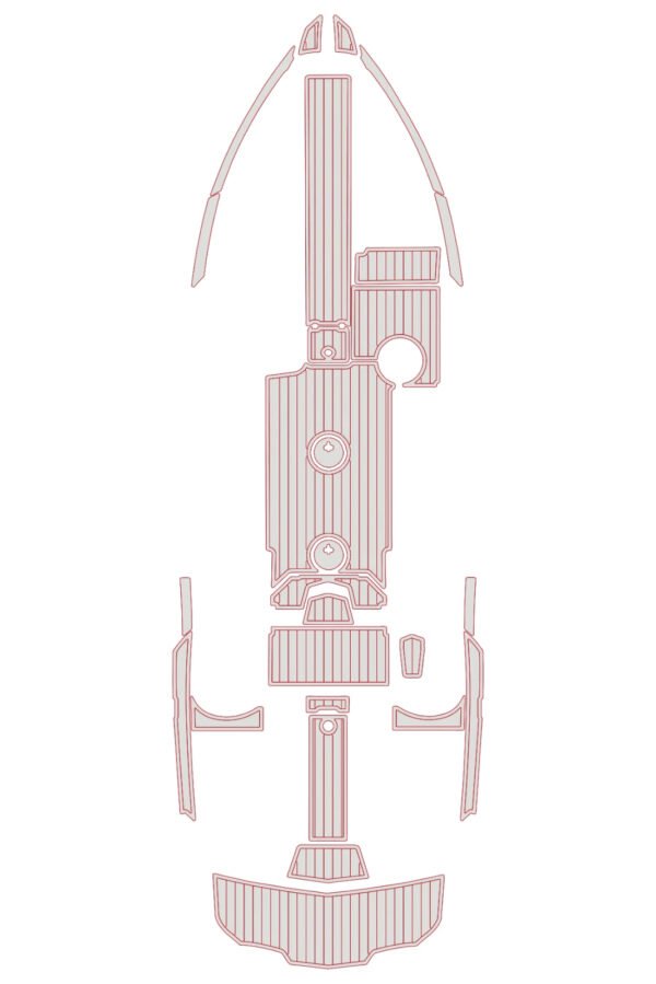 EVA foam marine flooring 2022 Mastercraft XT23 (17) 1 Kit EVA foam marine flooring 2022 Mastercraft XT23