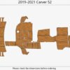 EVA foam marine flooring Anti-slip mat 2019-2021 Carver 52 (2) 1 Kit EVA foam marine flooring Anti-slip mat 2019-2021 Carver 52