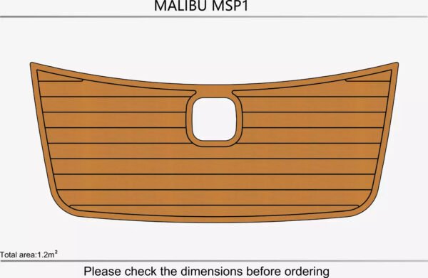 EVA foam marine flooring Malibu MSP1 Anti-slip mat Custom (1) 1 Kit EVA foam marine flooring Malibu MSP1 Anti-slip mat Custom